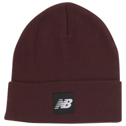 Men's - New Balance Flying Knit Cuffed Beanie - Nb Burgundy/Nb Burgundy