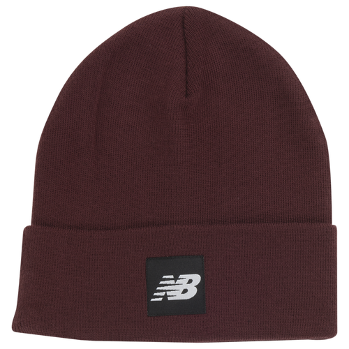 MENS - New Balance Flying Knit Cuffed Beanie - Nb Burgundy