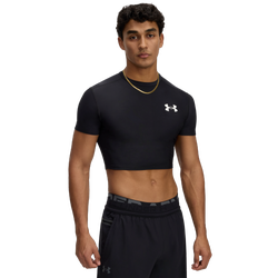 Men's - Under Armour Heatgear Og Compression Crop - Black/White