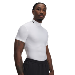 Men's - Under Armour Heatgear Og Compression Mock - White/Black