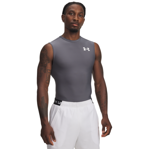 Under Armour Heatgear Og Compression SL - Under Armour Castlerock/White