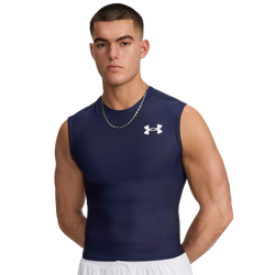 Men's - Under Armour Heatgear Og Compression SL - Midnight Navy/White