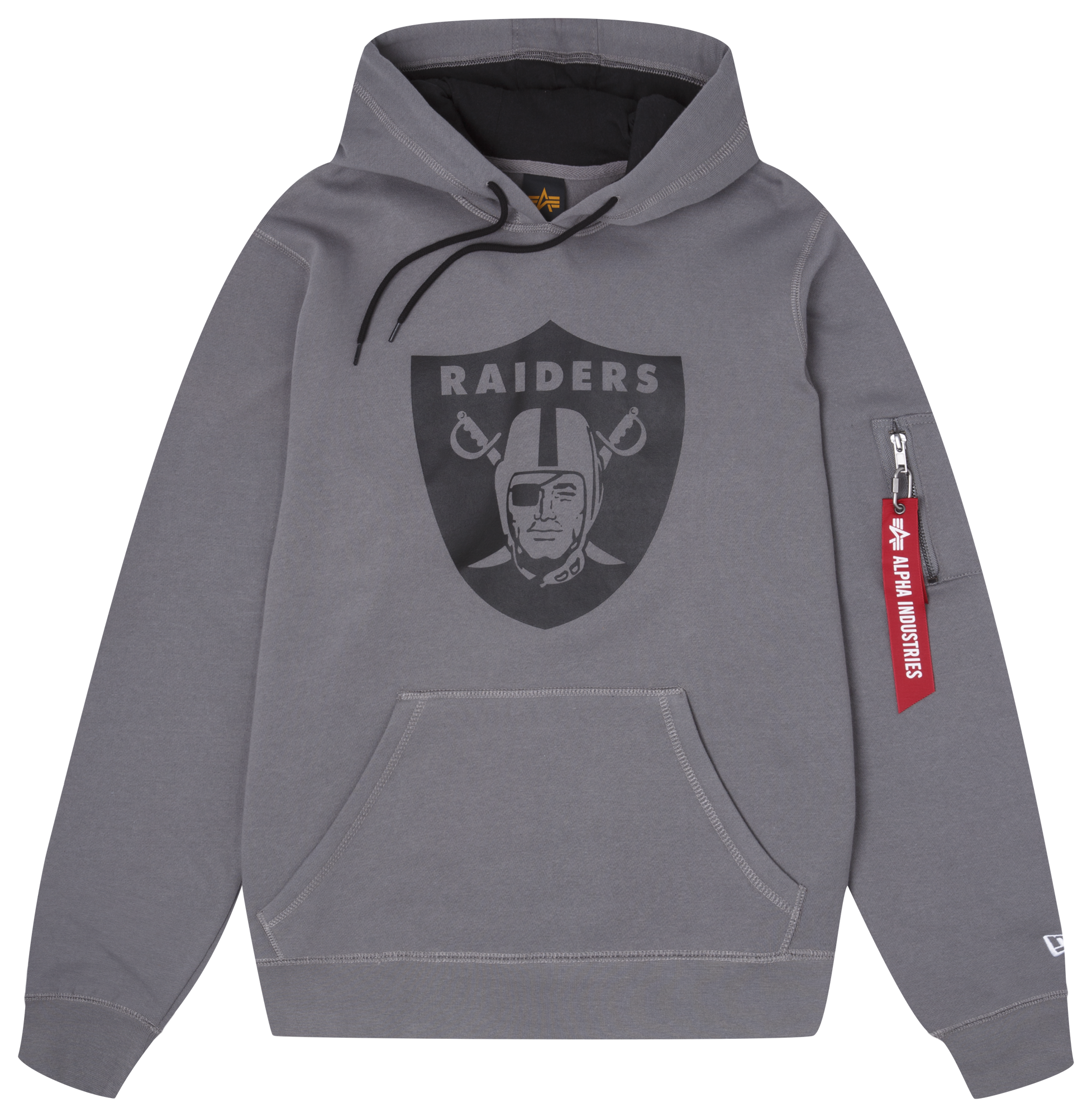 New Era NFL X ALPHA INDUSTRIES OAKLAND RAIDERS - Zip-up sweatshirt