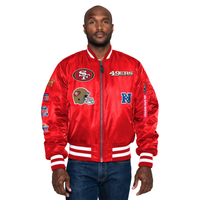 San Francisco 49ers Fanatics Branded Sateen Jacket - Mens