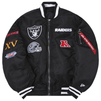 New Era Raiders Alpha Satin Jacket Foot Locker