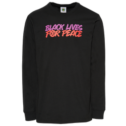 Men's - Cross Colours Black Peace II Longsleeve T-Shirt - Black/Black