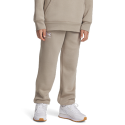 Boys' Grade School - Under Armour Essential Fleece Joggers - Timberwolf Taupe/White