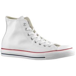 Men's - Converse All Star Leather High Top - Optical White