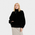 Nike Faux Fur Jacket - Women's Black/Black