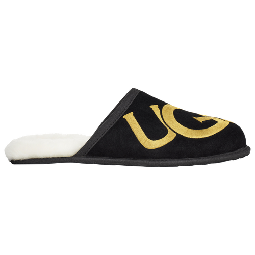 

UGG Mens UGG Scuff Logo - Mens Shoes Black/Gold Size 11.0