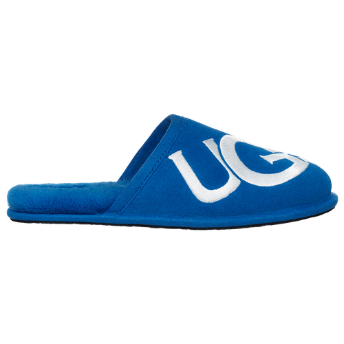

UGG Mens UGG Scuff Logo - Mens Shoes Blue/White Size 10.0