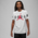 Jordan Air Stretch Short Sleeve T-Shirt  - Men's White/Gym Red/Black