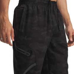 Men's - Under Armour Unstoppable Cargo Pants - Black/Black