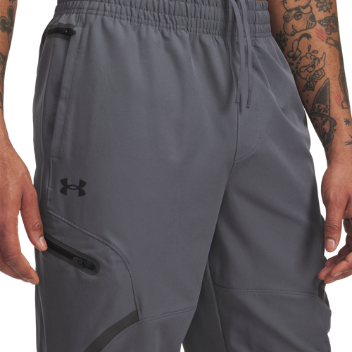 MENS - Under Armour Unstoppable Cargo Pants - Castlerock/Black