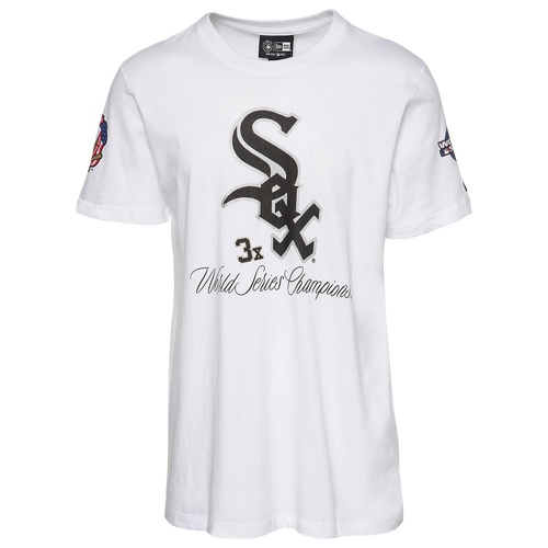 

New Era Mens New Era White Sox World T-Shirt - Mens White Size XXL