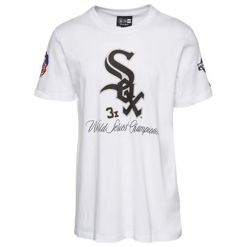 

New Era Mens Chicago White Sox New Era White Sox World T-Shirt - Mens White Size L
