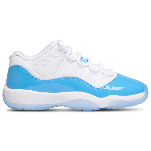 Air Jordan Kids' Grade School 11 Retro Low 'University Blue' Basketball Shoes, Size 5, White/Univ Blue-Black