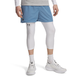 Men's - Under Armour Essential Mesh Shorts - Blue Smoke/White