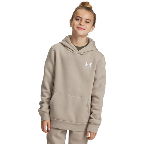  - Under Armour Essential Fleece Hoodie - White/Timberwolf Taupe
