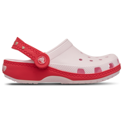 Girls' Grade School - Crocs Vday Clog With Heart Back Strap - Digital Raspberry/Pink Milk