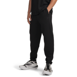 Men's - Under Armour Unstoppable Fleece Joggers - Black/Black
