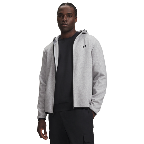  - Under Armour Unstoppable Fleece Full Zip - Gray/Black