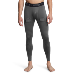 Men's - Under Armour Hockey Compression Legging - Castlerock/Black