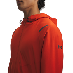 Men's - Under Armour Unstoppable Full-Zip Jacket - Surplus Orange/Black