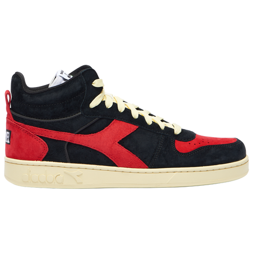 

Diadora Mens Diadora X Men Magic Basket Phoenix - Mens Basketball Shoes Black/Red Size 10.5