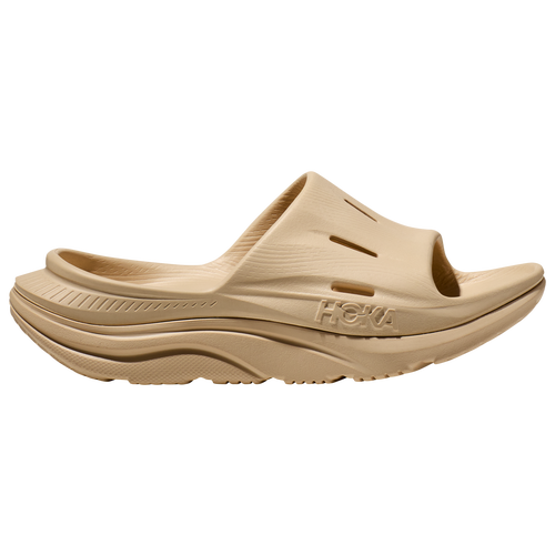 Hoka Womens  Ora Recovery Slide 3 In Shifting Sand/shifting Sand