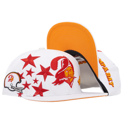 Men's - Pro Standard NFL Logo Snapback Hat - White/Orange