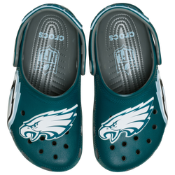Boys' Grade School - Crocs NFL Classic Clog - Silver/Teal