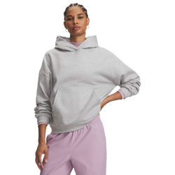 Women's - Under Armour Icon Fleece Hoodie - Gray/Gray