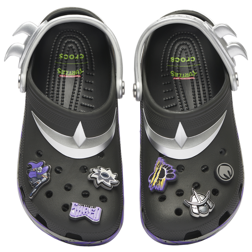  - Crocs TMNT Shredder Classic Clogs - Grey/Purple Black