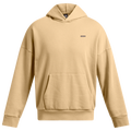 Under Armour Icon Heavyweight Fleece Wash Oversized Hoodie - Under Armour Camel/White