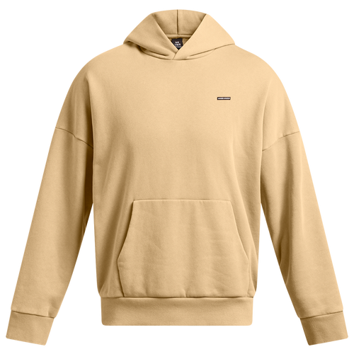 MENS - Under Armour Icon Hwt Flc Wash Os Hood - Camel/White