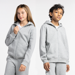 Boys' Grade School - LCKR Full-Zip Hoodie - Grey