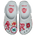 Crocs Collegiate Clogs - Men's Grey/Red
