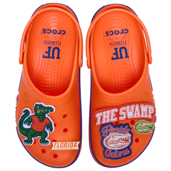Men's - Crocs Collegiate Clogs - Orange/Green