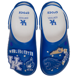 Men's - Crocs Collegiate Clogs - White/Blue