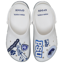 Men's - Crocs Collegiate Clogs - White/Navy