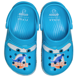 Boys' Toddler - Crocs Lightning McQueen Dinoco Clogs - Blue/Multi