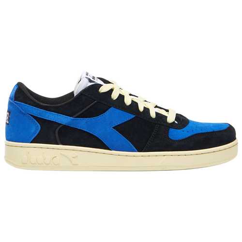 

Diadora Mens Diadora X Men Magic Basket Low Storm - Mens Basketball Shoes Black/Blue Size 11.0