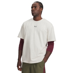Men's - Under Armour Hwt Metal Logo SS - White/White