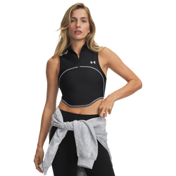 Women's - Under Armour HeatGear Novelty Tank - White/Black