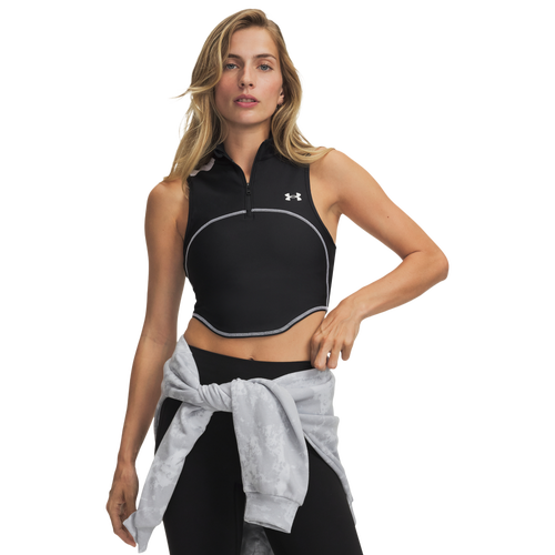  - Under Armour HeatGear Novelty Tank - Black/White