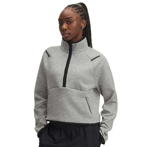  - Under Armour Unstoppable Fleece Half-Zip - Mod Gray/Black