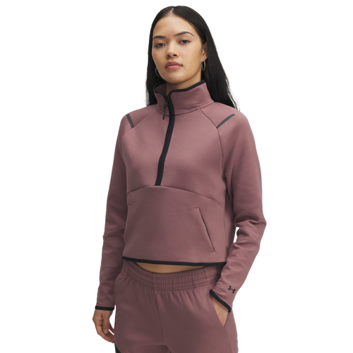 Under Armour Unstoppable Fleece Half-Zip - Under Armour Maroon Mist/Black