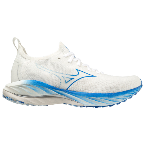 Shop Mizuno Womens  Wave Neo Wind In White/undyed White/peace Blue
