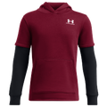 Under Armour Icon Fleece Jersey Hoodie - Under Armour Cardinal/Black White